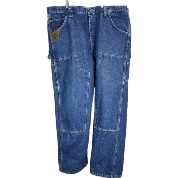 Wrangler Riggs Workwear Men’s Carpenter Utility Blue Jeans 42”x 30” - Picture 2 of 16